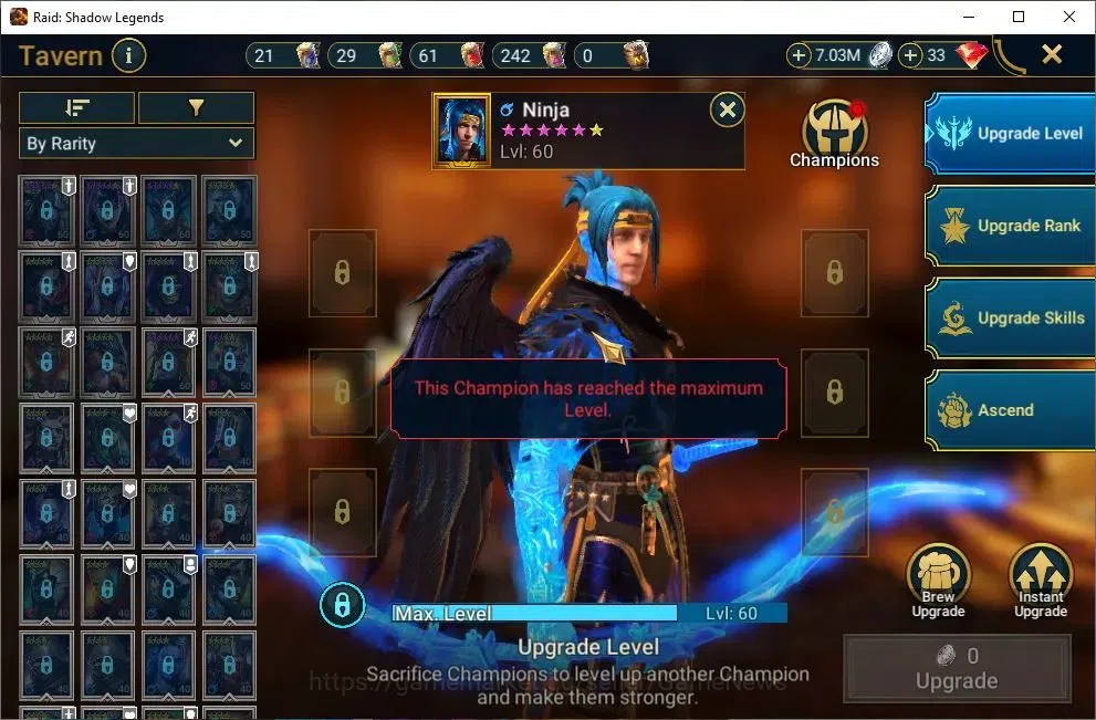 Raid: Shadow Legends Accounts Lv46 472 Power|11 Legendary(Rathalos,Ninja,Alice,A image 17