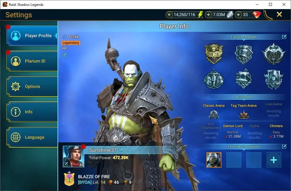 Raid: Shadow Legends Accounts Lv46 472 Power|11 Legendary(Rathalos,Ninja,Alice,A image 2