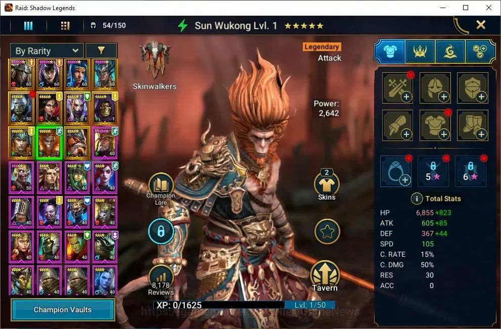 Raid: Shadow Legends Accounts Lv46 472 Power|11 Legendary(Rathalos,Ninja,Alice,A image 8