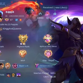 Mobile Legends: Bang Bang Accounts Collector S325|Renowned|HGlory|PRIME Claude|CC Natalia,10th Layla|3 Lborn|ZODIAK