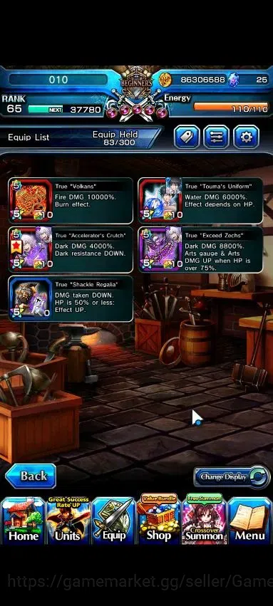 Grand Summoners Accounts Global|Rank 65|16 Ascend+2 TW|[Kamijo,Accelerator] image 5