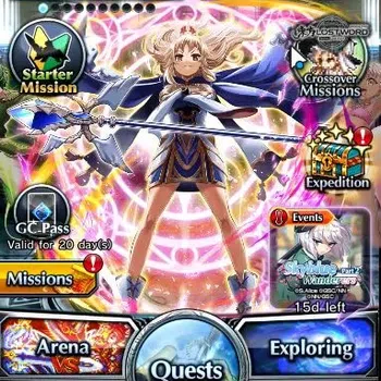 Grand Summoners End-Game Global|Rank 65|16 Ascend+2 TW|[Kamijo,Accelerator] image 1