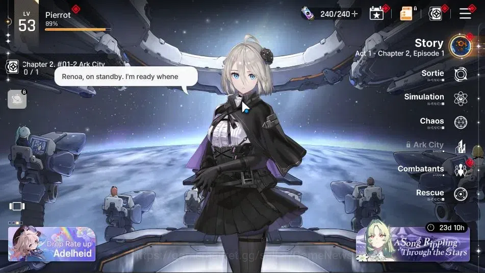Chaos Zero Nightmare Accounts GLOBAL|Lv 53|8 SSR[AdelheidM1+Narja)+Sign,Rita,Ver image 1