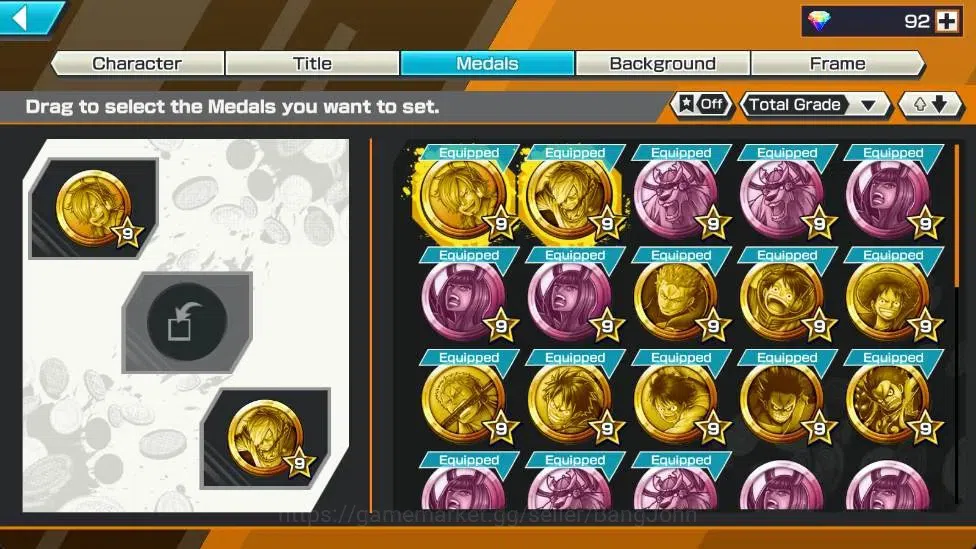 One Piece Bounty Rush Accounts Global |EX 4|PR 14|Gol D. Roger Max,V. Nusjuro Lv. image 8