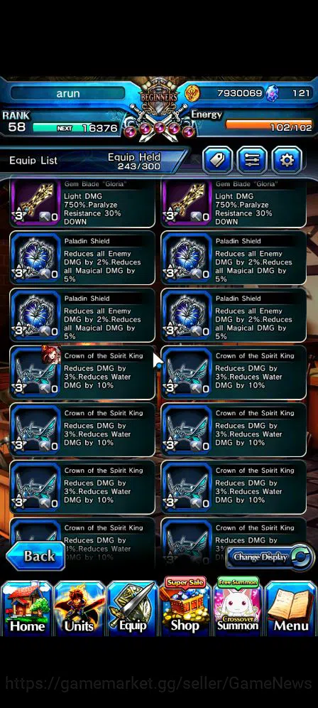 Grand Summoners Accounts Mid-Game Global|Rank 58|6 Ascend|Chloe,Quickfang Jay,Luvia&Rin,Summer ChloeTW,IndexTW,Miyu|Lpot 15