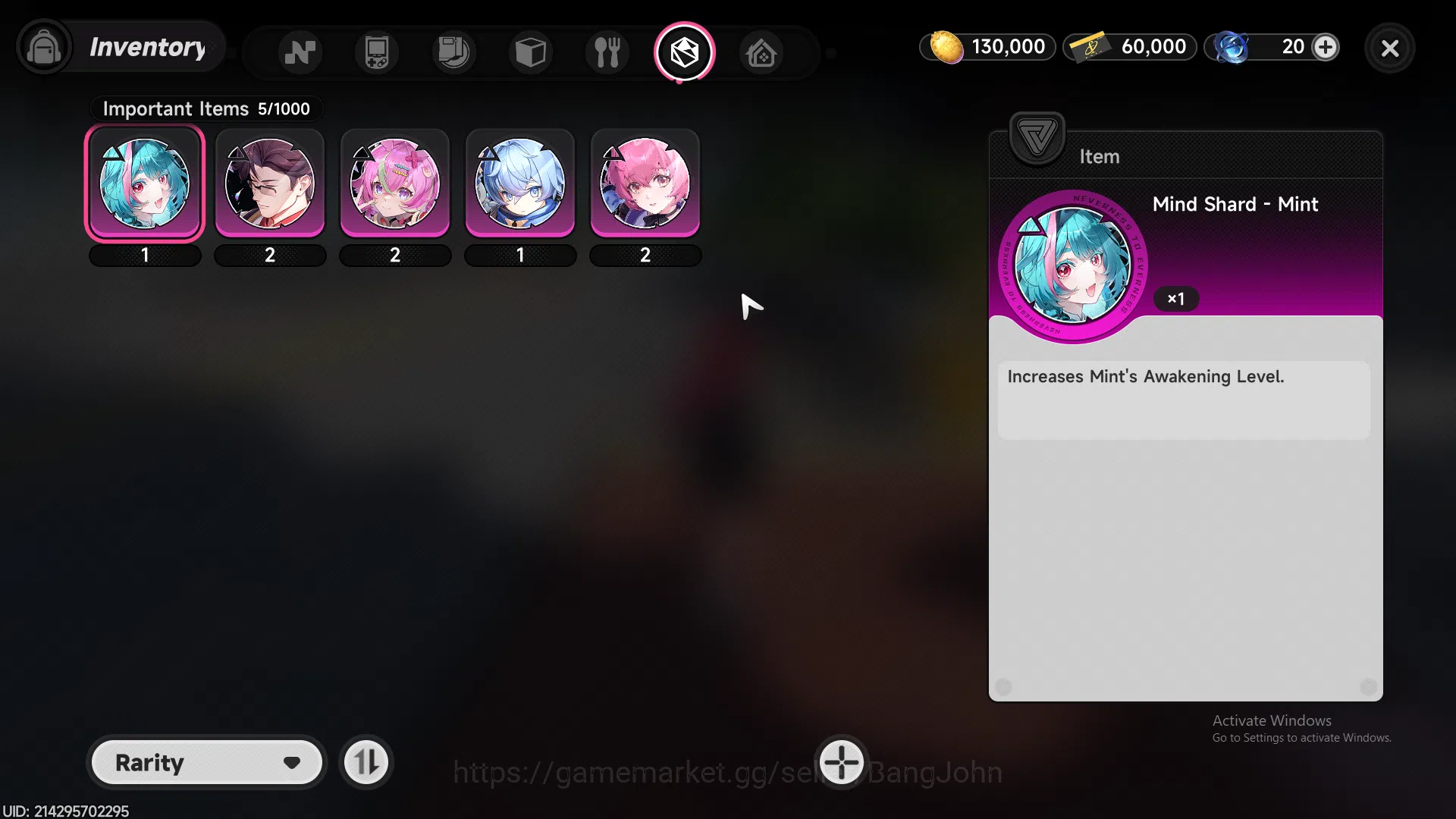 Neverness to Everness Accounts NA | Staeter Lv3 | 1 S Char Nanally + 6 A Char+Ski image 2