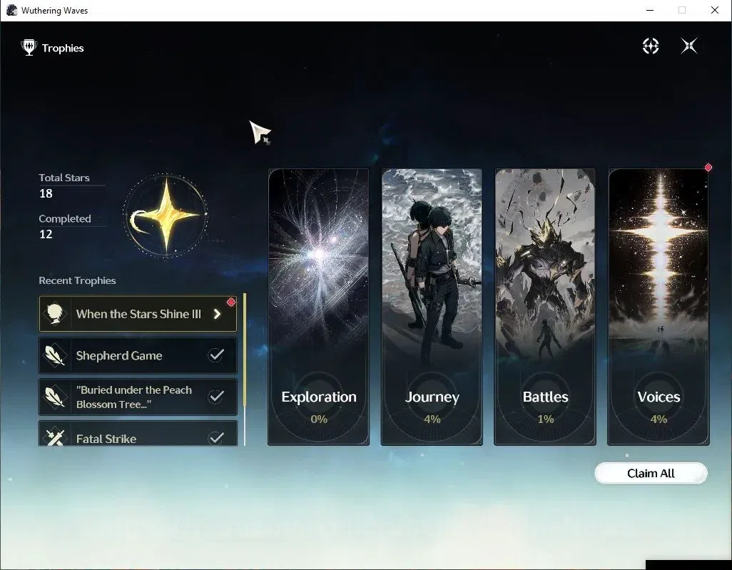 Wuthering Waves Accounts SEA | UL 8 | 1 Limited | (Denia) | Data Bank Lvl 0 image 10