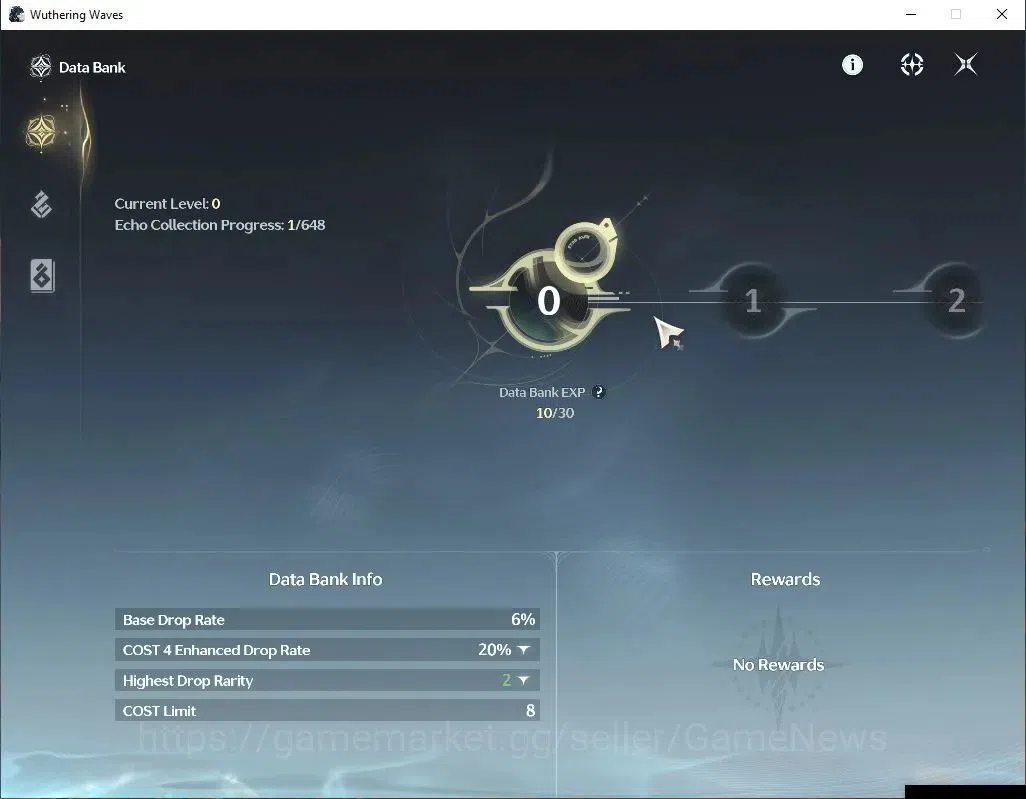 Wuthering Waves Accounts SEA | UL 8 | 1 Limited | (Denia) | Data Bank Lvl 0 image 3