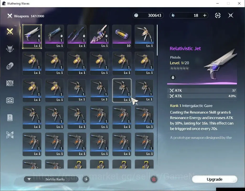 Wuthering Waves Accounts SEA | UL 8 | 1 Limited | (Denia) | Data Bank Lvl 0 image 4