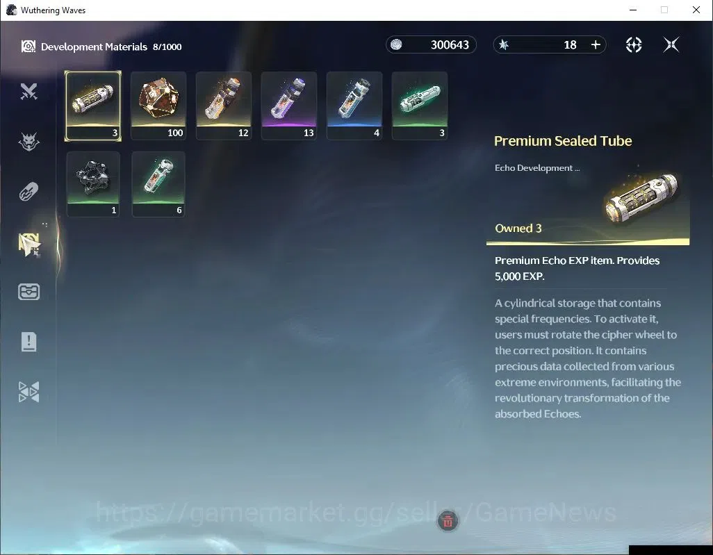 Wuthering Waves Accounts SEA | UL 8 | 1 Limited | (Denia) | Data Bank Lvl 0 image 6
