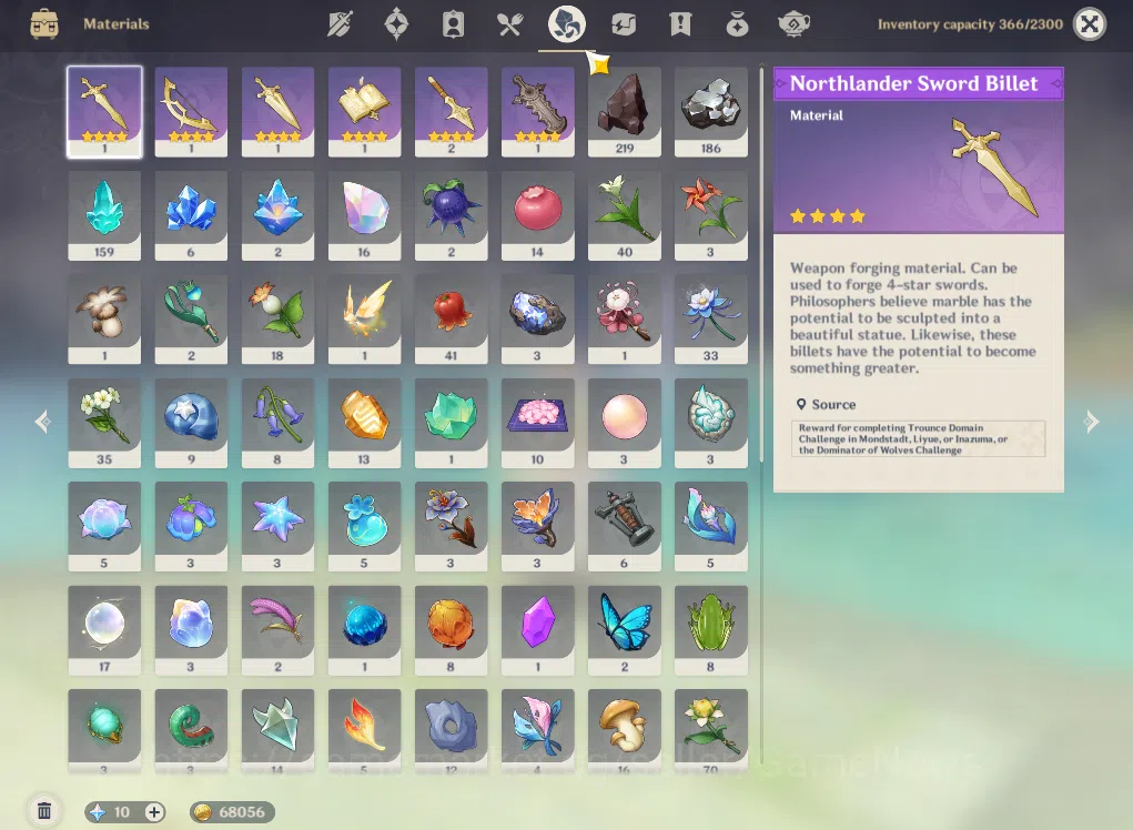 Genshin Impact Accounts ASIA|AR 45|2 Limited+2(*5WEP)|Linnea+Sign,Varka,Je image 10
