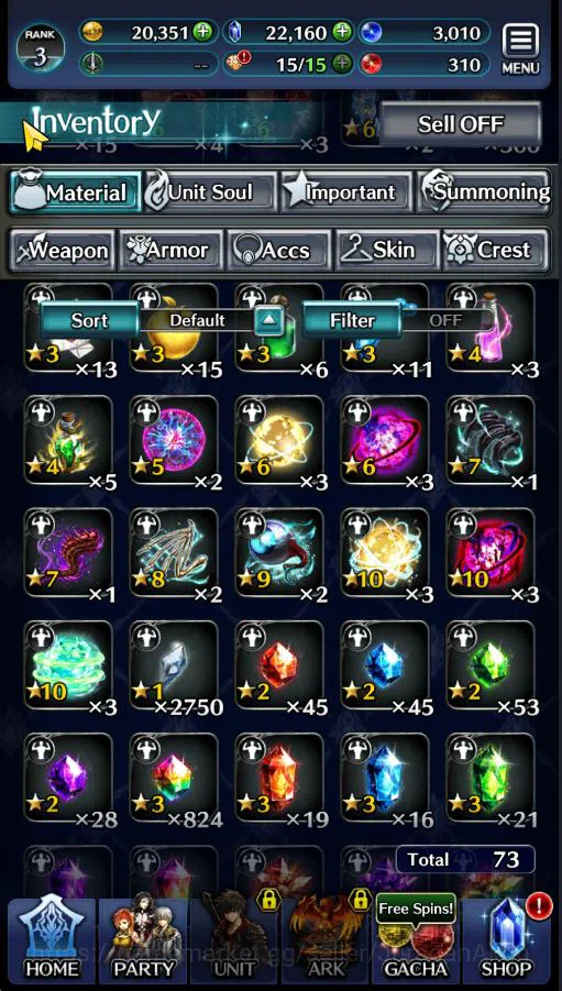 Last Cloudia Accounts Low-End Global|Starter Rank 3|Kyle the Swordsman,MB Rei,Lilebette of the Blaze,Etc| 7 SSR Ark|Code 8