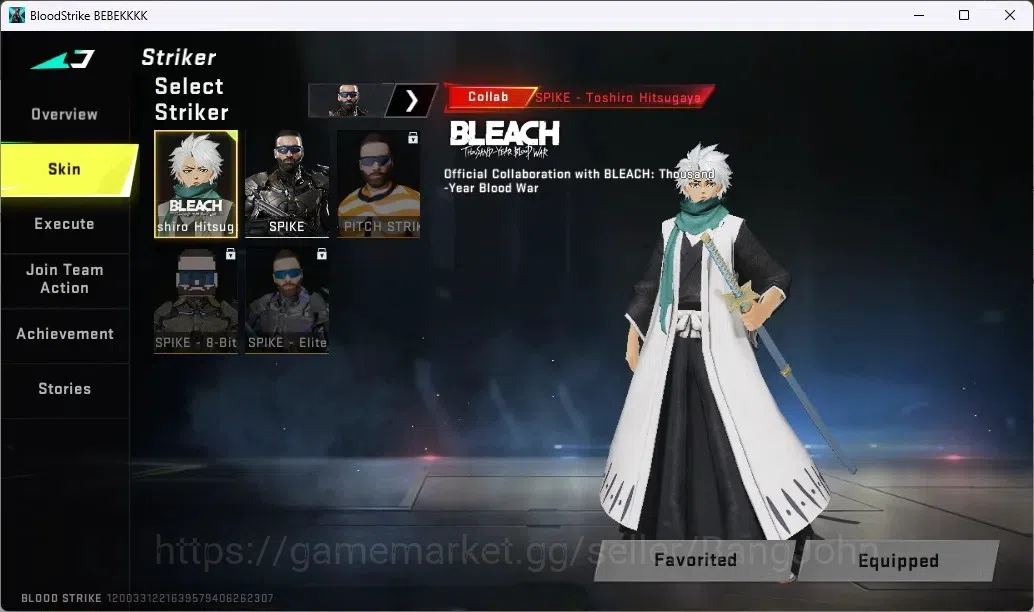 Blood Strike Accounts ASIA | Eternal M1887 Netherflame | Collab Striker  image 6