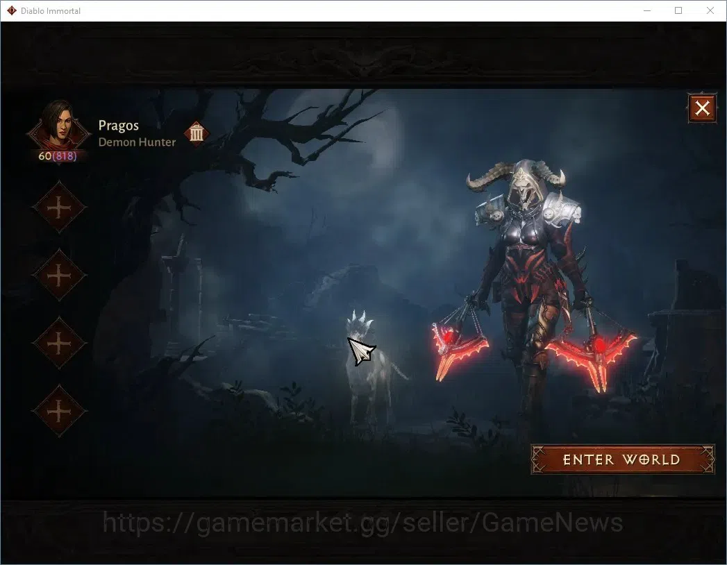 Diablo Immortal Accounts NA-Chain Of Honor |CS ON |Lv60(818) Demon Hunter | image 1