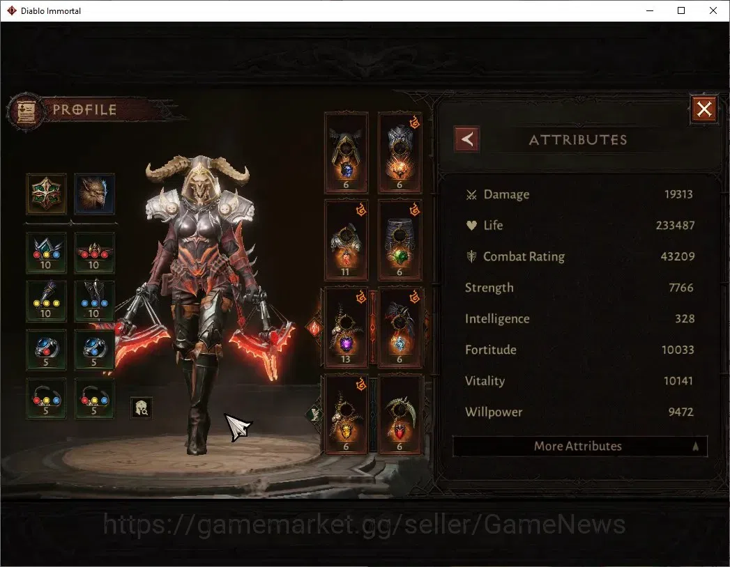 Diablo Immortal Accounts NA-Chain Of Honor |CS ON |Lv60(818) Demon Hunter | image 4