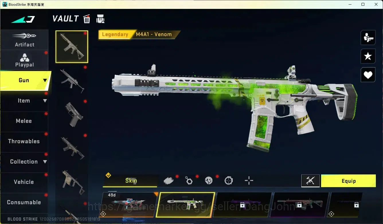 Blood Strike Accounts [ASIA]|LMT Butterfly Knife (2 Anniv)|Eternal Deser image 3