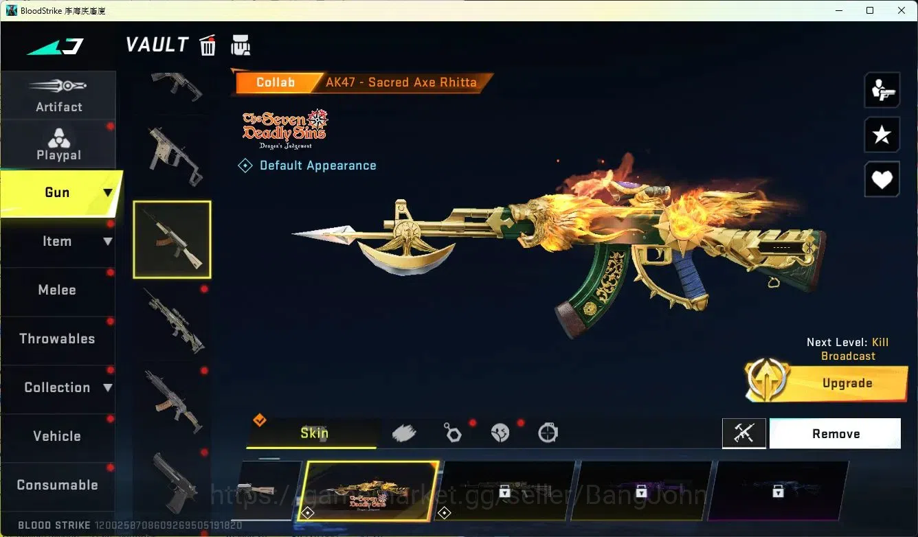 Blood Strike Accounts [ASIA]|LMT Butterfly Knife (2 Anniv)|Eternal Deser image 4