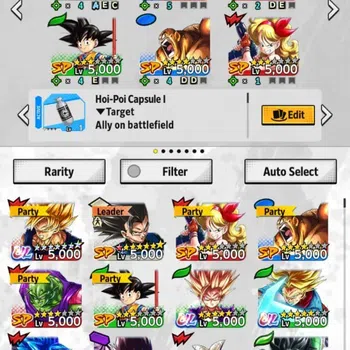 Dragon Ball Legends High-End Global |Lvl 192|Ready PVP|524M TotalPower|3 LR|6 U image 1