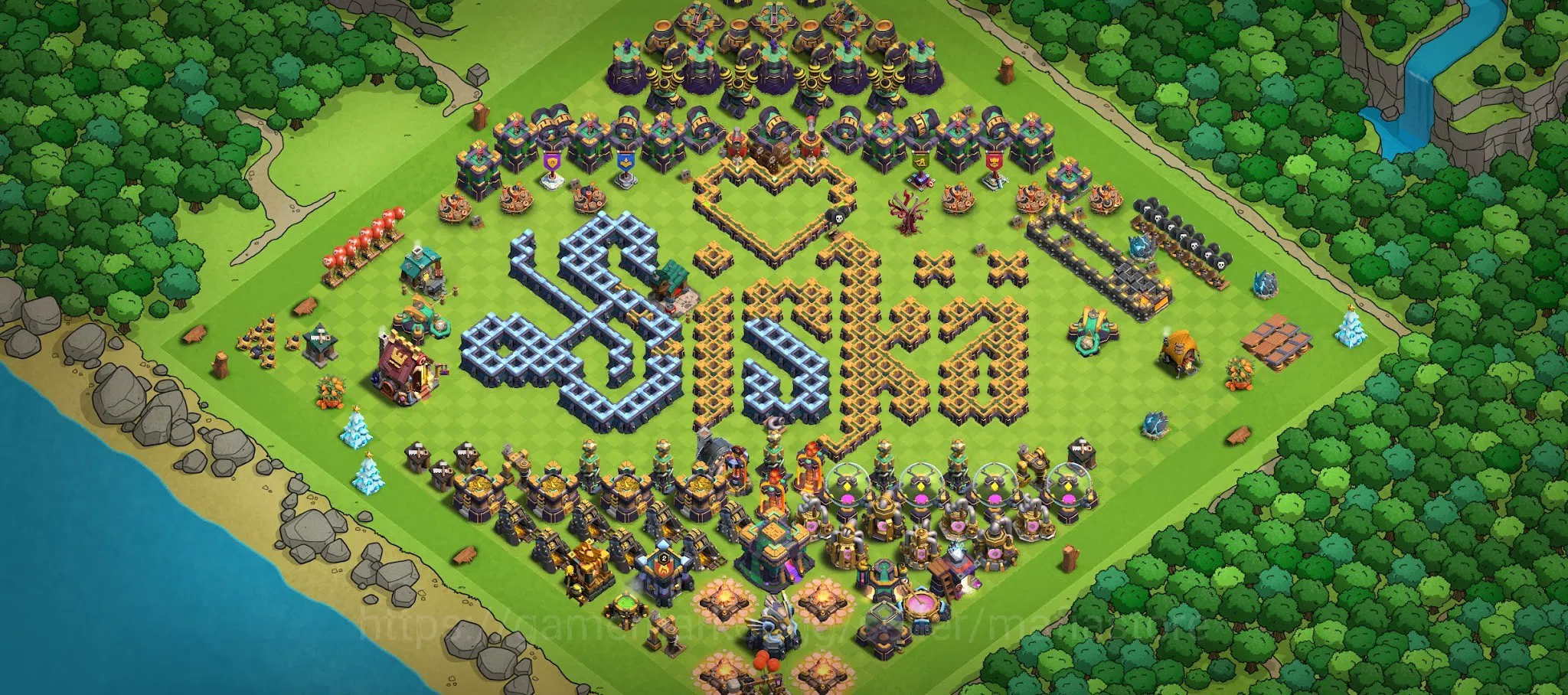 Clash of Clans Accounts TH14 Max AQ Lvl 85, BK 76, GW 57, RC 23 w/ Life Ge image 3