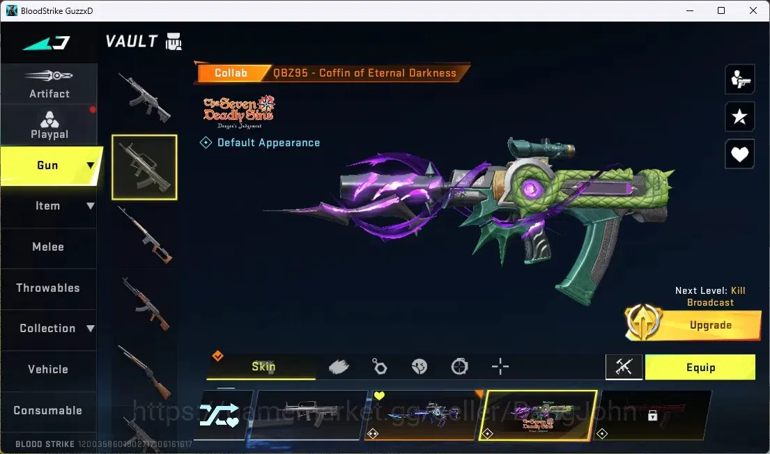 Blood Strike Accounts ASIA | ETERNAL: ZERO - ODASHADOW,DESERT EAGLE | 2 image 10