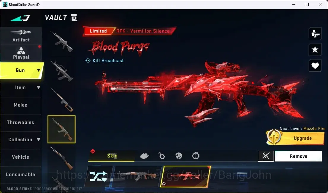 Blood Strike Accounts ASIA | ETERNAL: ZERO - ODASHADOW,DESERT EAGLE | 2 image 11