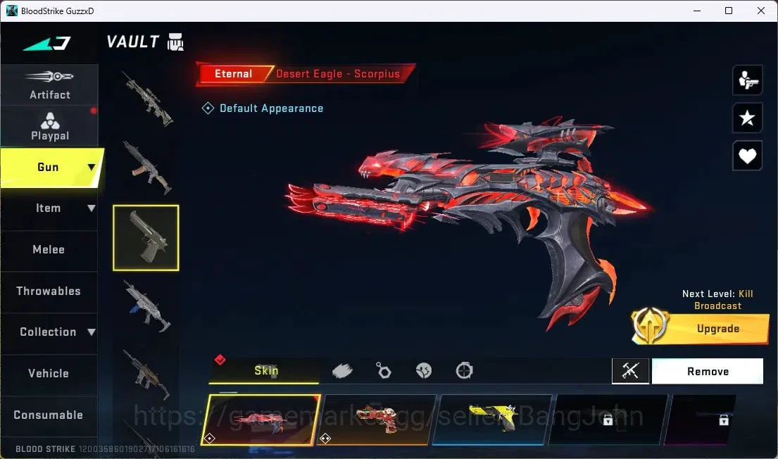 Blood Strike Accounts ASIA | ETERNAL: ZERO - ODASHADOW,DESERT EAGLE | 2 image 3