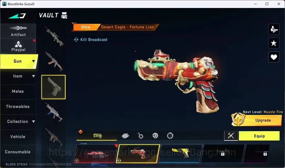 Blood Strike Accounts ASIA | ETERNAL: ZERO - ODASHADOW,DESERT EAGLE | 2 image 4