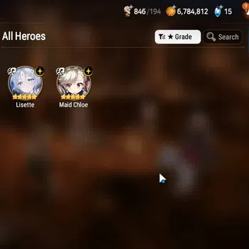 Epic Seven Accounts Starter GLOBAL UnVerif|New Era|2 ML(Lisette,Maid Chloe)+Tenebria,Krau,Aria,Landy,Etc|Poh ON|Abys F