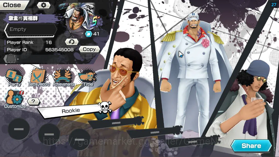 One Piece Bounty Rush Accounts Global |EX 4 |King of the Pirates D.Roger,Divine D image 13