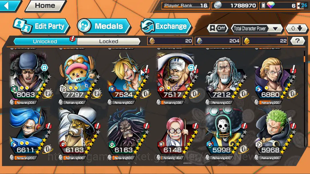 One Piece Bounty Rush Accounts Global |EX 4 |King of the Pirates D.Roger,Divine D image 8