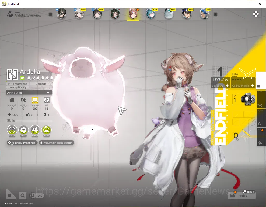 Arknights: Endfield Accounts ASIA|Lv2|Fresh Starter|SSR2(1Limit)+1(*6WP)|Zhuang image 6