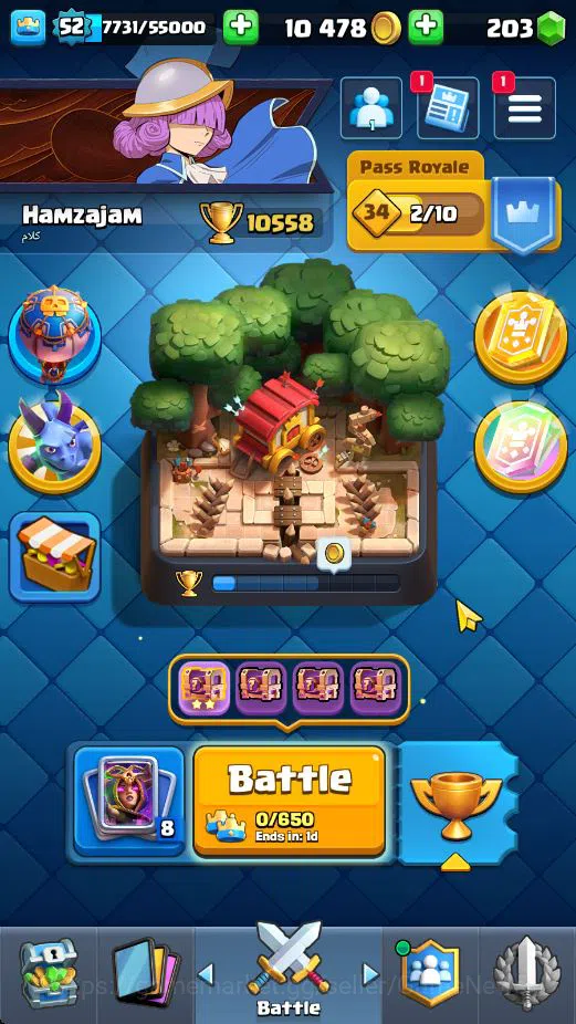 Clash Royale Accounts Lv 52|Trophy 10558|KTL 14|Limited Skin|Card 121|4 image 1