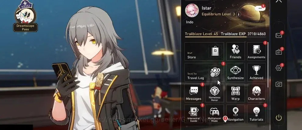 Honkai Star Rail Accounts Asia|TL 45|9 Limited|Castorice,Evanescia,Robin,Dan image 1