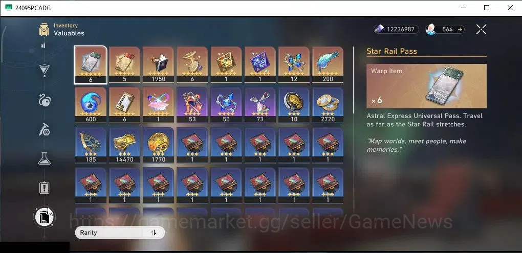 Honkai Star Rail Accounts Asia|TL 45|9 Limited|Castorice,Evanescia,Robin,Dan image 9