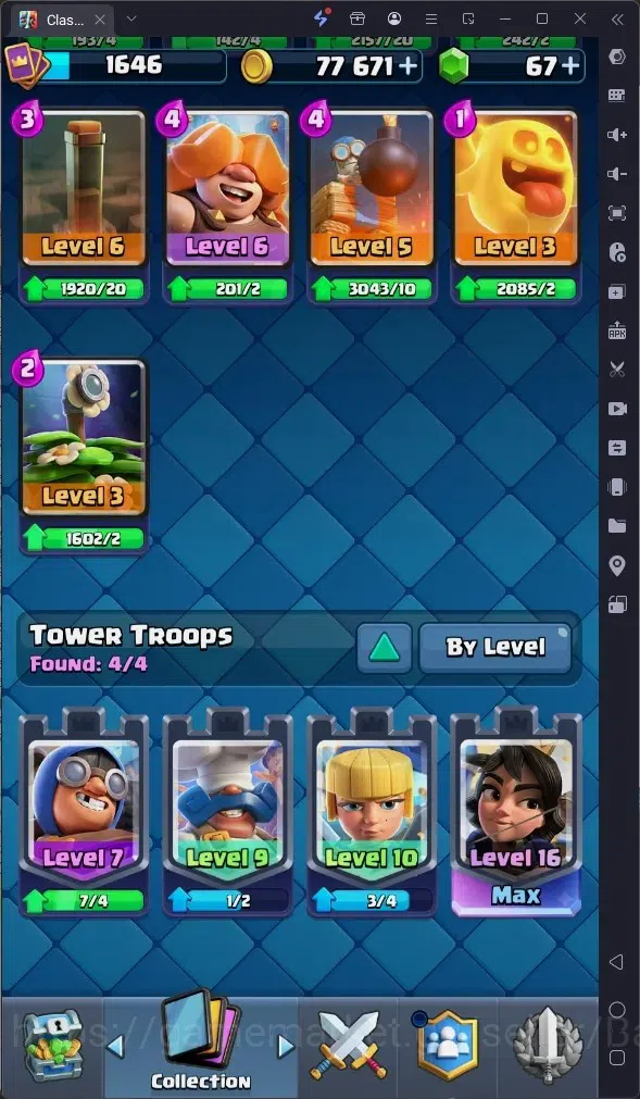Clash Royale Accounts High-End Global |CL 1646|KTL 16|Trophy 13380|13 MAX|8 CHamp|6 Hero|14 Evo|Arena 31|77k Gold|67 13