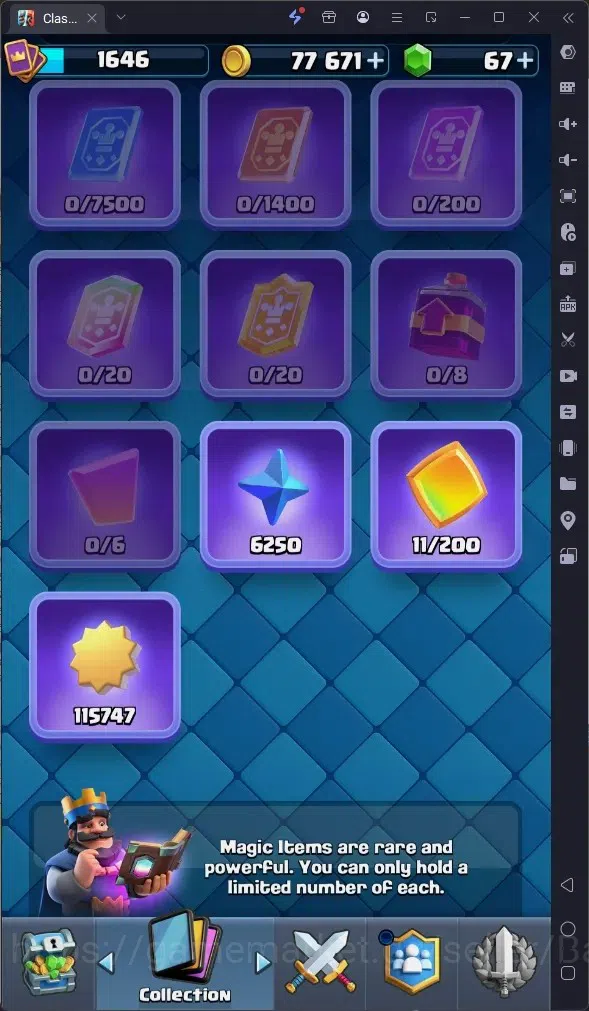 Clash Royale Accounts High-End Global |CL 1646|KTL 16|Trophy 13380|13 MAX|8 CHamp|6 Hero|14 Evo|Arena 31|77k Gold|67 15