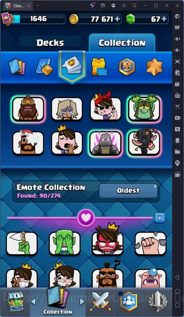Clash Royale Accounts High-End Global |CL 1646|KTL 16|Trophy 13380|13 MAX|8 CHamp|6 Hero|14 Evo|Arena 31|77k Gold|67 16