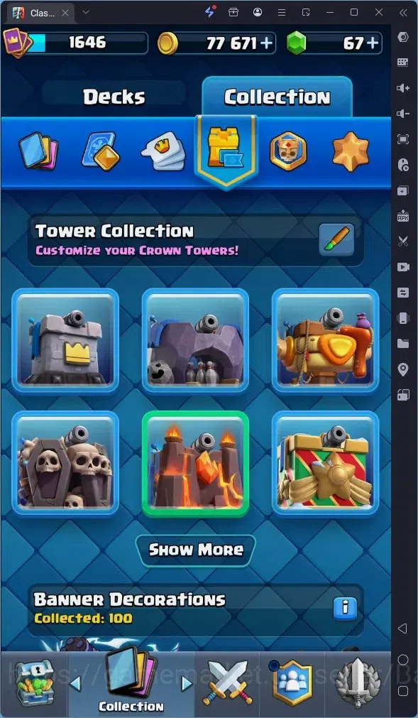 Clash Royale Accounts High-End Global |CL 1646|KTL 16|Trophy 13380|13 MAX|8 CHamp|6 Hero|14 Evo|Arena 31|77k Gold|67 17