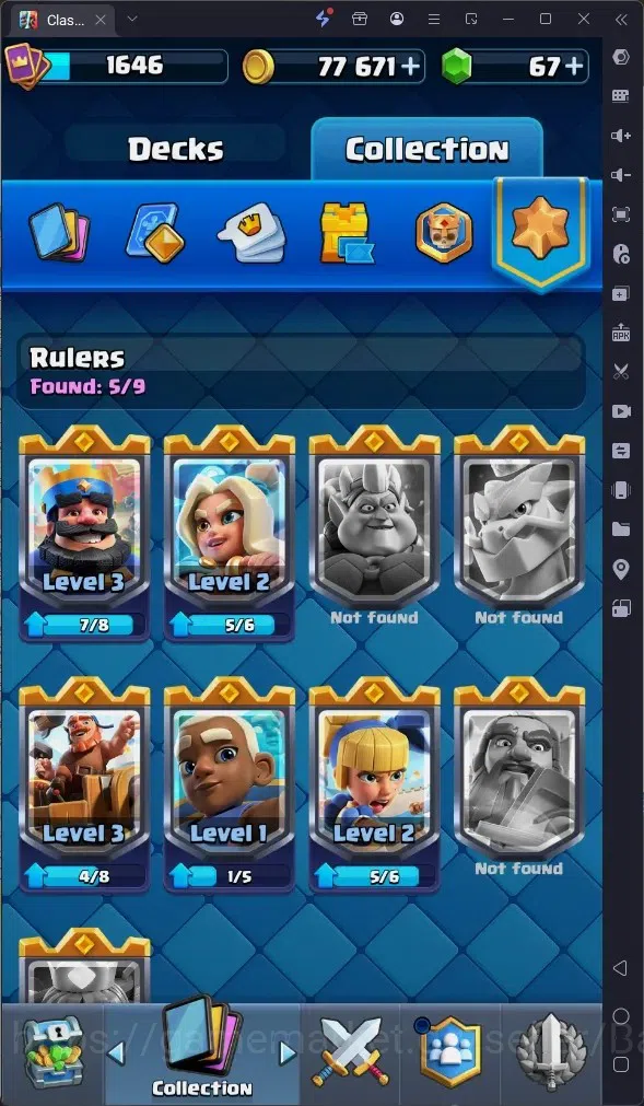 Clash Royale Accounts High-End Global |CL 1646|KTL 16|Trophy 13380|13 MAX|8 CHamp|6 Hero|14 Evo|Arena 31|77k Gold|67 20