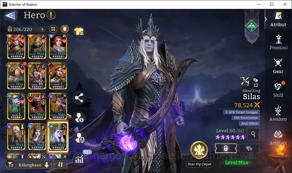 Watcher of Realms Accounts Global 60x|Lv 62|2,6M Power|4 Lord[Valderon,Ezaret image 13