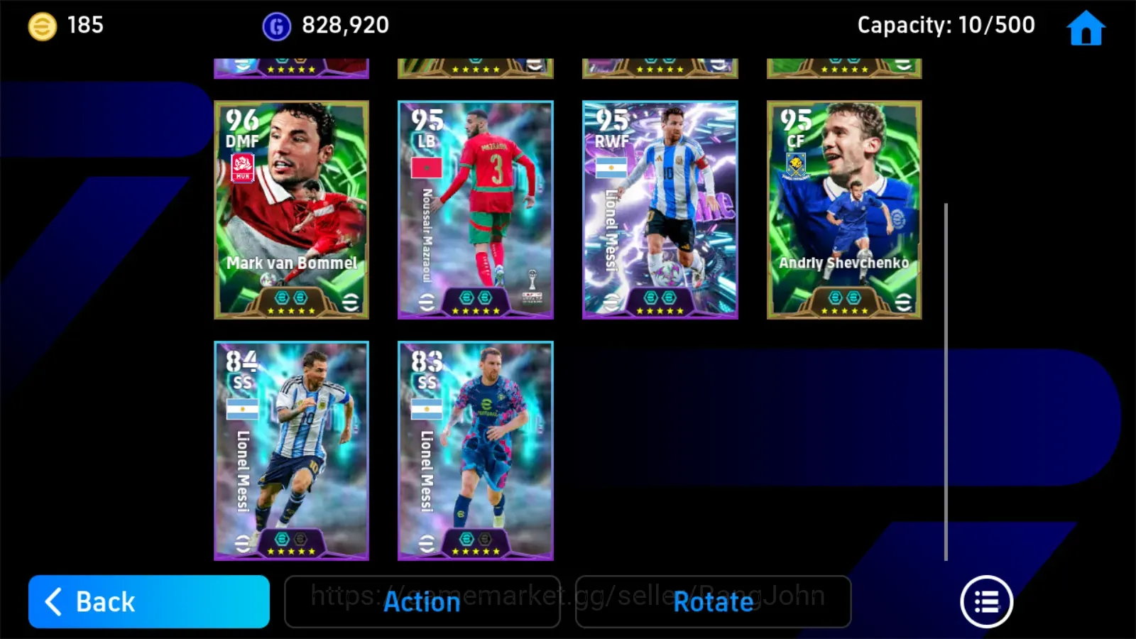eFootball Accounts Legends & Iconic Players Android|PW 3138|Epic Puyol Shevchenko VanBommel Aubameyang Aguero,Shwt 1