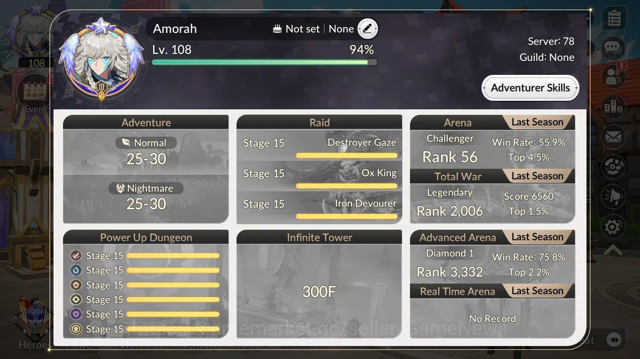 Seven Knights Re:Birth Accounts GLOBAL SEA ENDGAME| Full Ex-7k & 40TC6+ (Freyja,Lu image 5