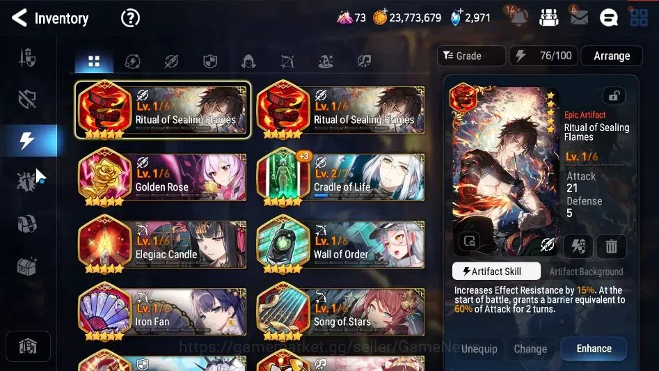 Epic Seven Accounts GLOBAL|UnVerif|6 ML(Salome,Fallen Cecilia,BW Iseri image 16