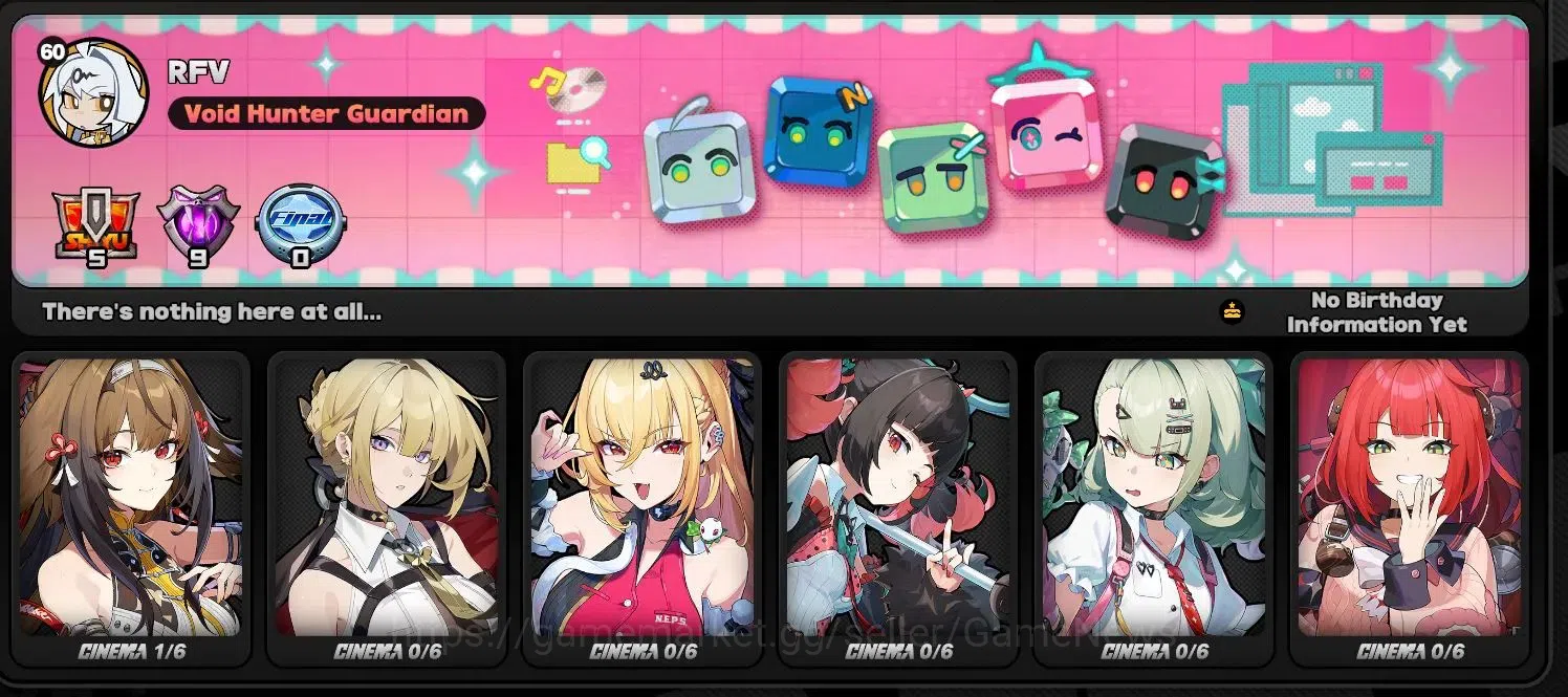 Zenless Zone Zero Accounts Asia ENDGAME| 17 Limit 3 VoidHunter + 2 AoD (YeShu image 7