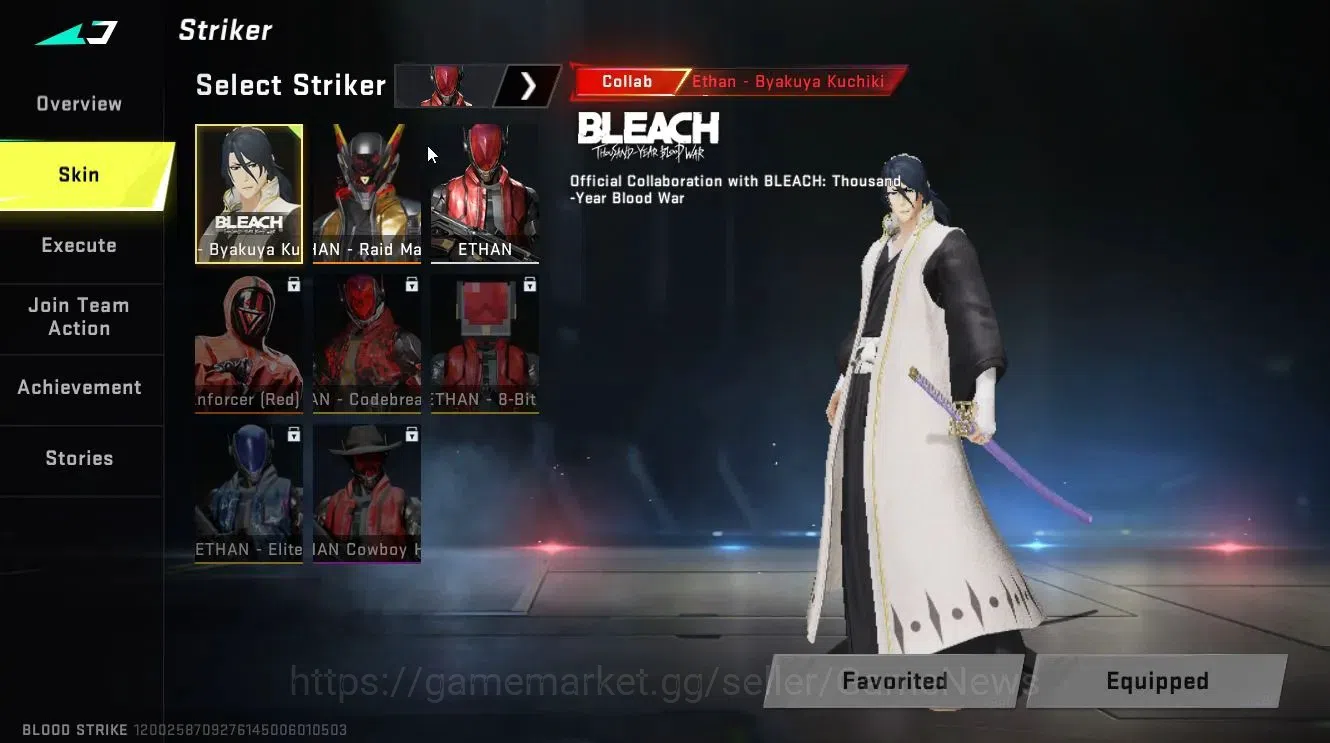 Blood Strike Accounts ASIA|Collab TR [MCX-The Worst]+BLEACH Byakuya|ULTR image 3