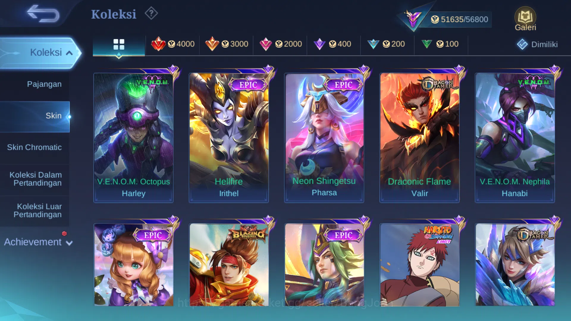 Mobile Legends: Bang Bang Accounts Hero 120 | Skin 227 | Transformers Roger | Sanrio  image 16