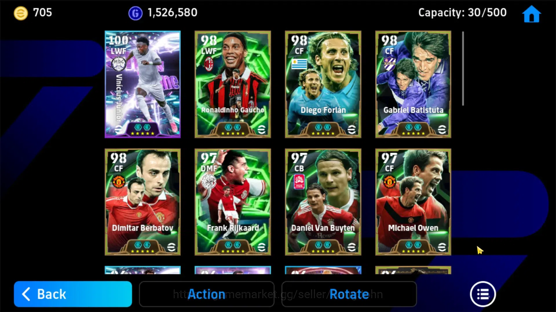 eFootball Accounts Android|PW 3191|ViniciusJr Show,Mansiz Lgnd,Ronald image 4