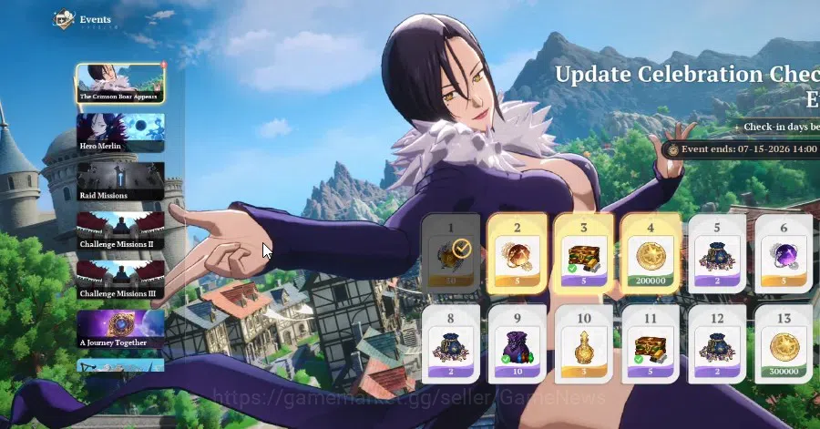 The Seven Deadly Sins: Origin Accounts SEA|Lv 26|10 SSR+2 SSR Selector|MeliodasP1,GuilaP1 image 7