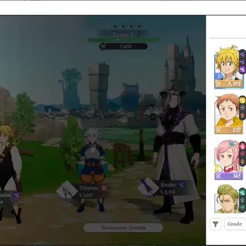 The Seven Deadly Sins: Origin Accounts SEA|Lv 26|10 SSR+2 SSR Selector|MeliodasP1,GuilaP1,DrakeP3,KingP1|10 SR|Log