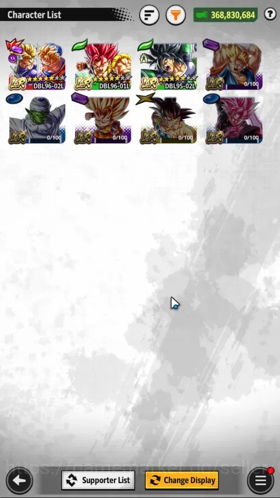 Dragon Ball Legends Accounts 368M TP|LV 157|4UL+3LR+11LL|SS Trunks(T)&Gohan,SSG image 4